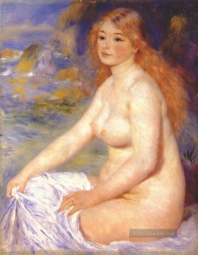 blond Badende Pierre Auguste Renoir Ölgemälde
